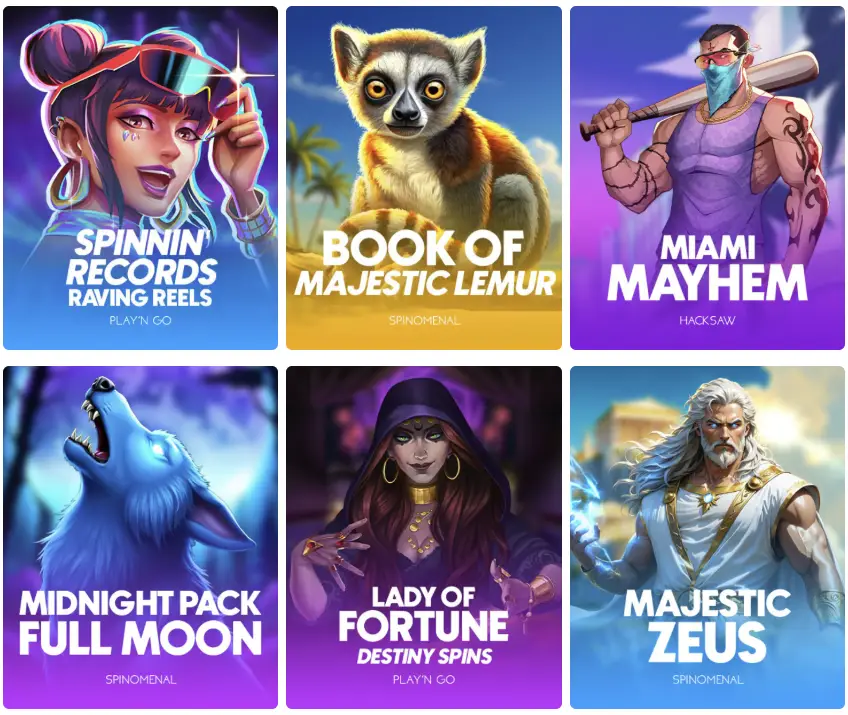 Gokkasten en live dealerspellen bij Skyhills Casino